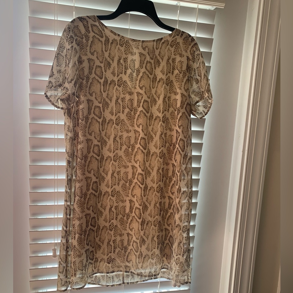 Snakeskin dress